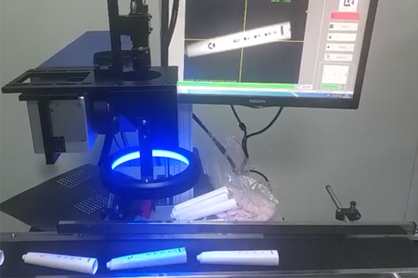 電動牙刷牙刷流水線打標(biāo)應(yīng)用